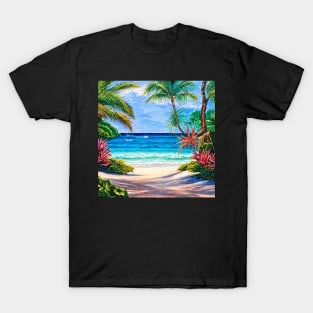 Summer Tropical Ocean Landscape T-Shirt